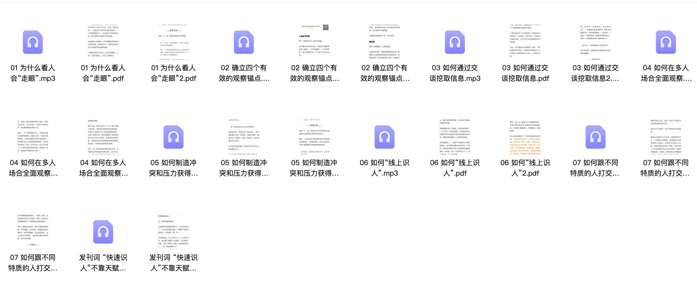 当今社会必看！《怎样成为快速识人的高手》【MP3/64mb】