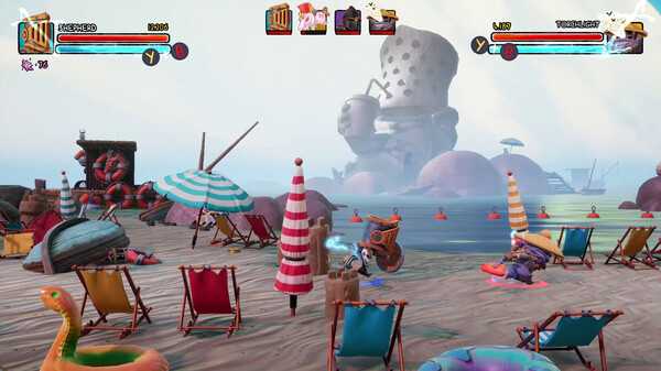 【动作冒险】Big Helmet Heroes 大头盔英雄|NS版|官方中文|V1.0.3|支持本地多人【5.12GB】