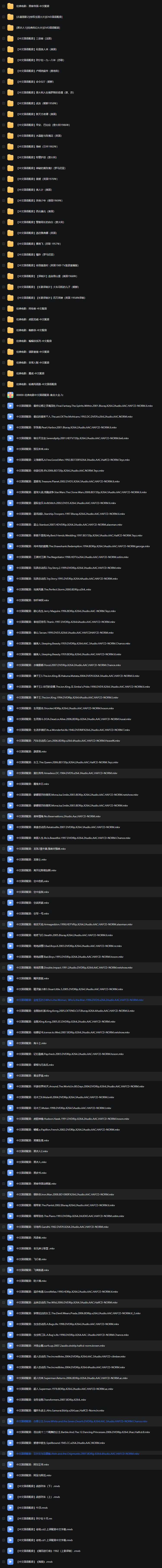  [经典国外电影] [中文国语配音] [144部] [高清/1080P/MP4] [豆瓣评分8.0以上]