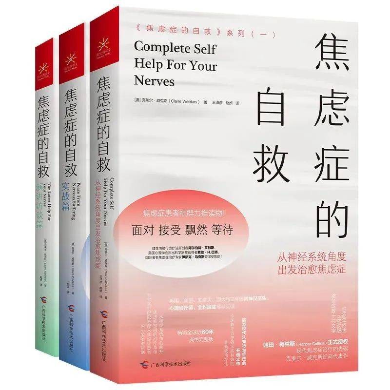 《焦虑症的自救系列》三册 面对 接受 飘然  等待 [epub]