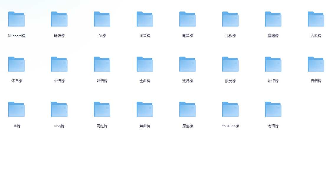 2025整理超级榜单音乐1800+，已分类整理 ，真无损音质 flac/51GB