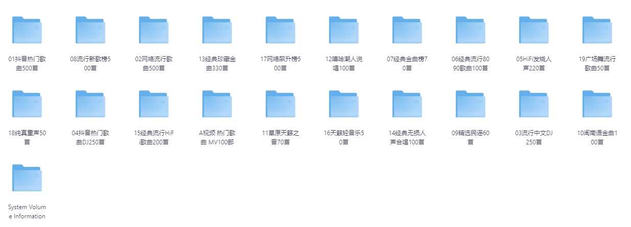 上百首“柏林之声”2025车载U盘，无损高音质Mp3格式【41GB】