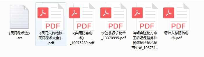 《民间失传绝技 民间秘术大全》清宫秘方保健 防身秘术等
