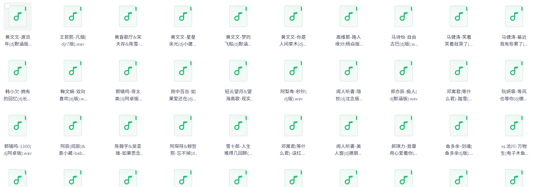 抖音最火的车载DJ劲爆流行歌曲 WAV无损格式 12G