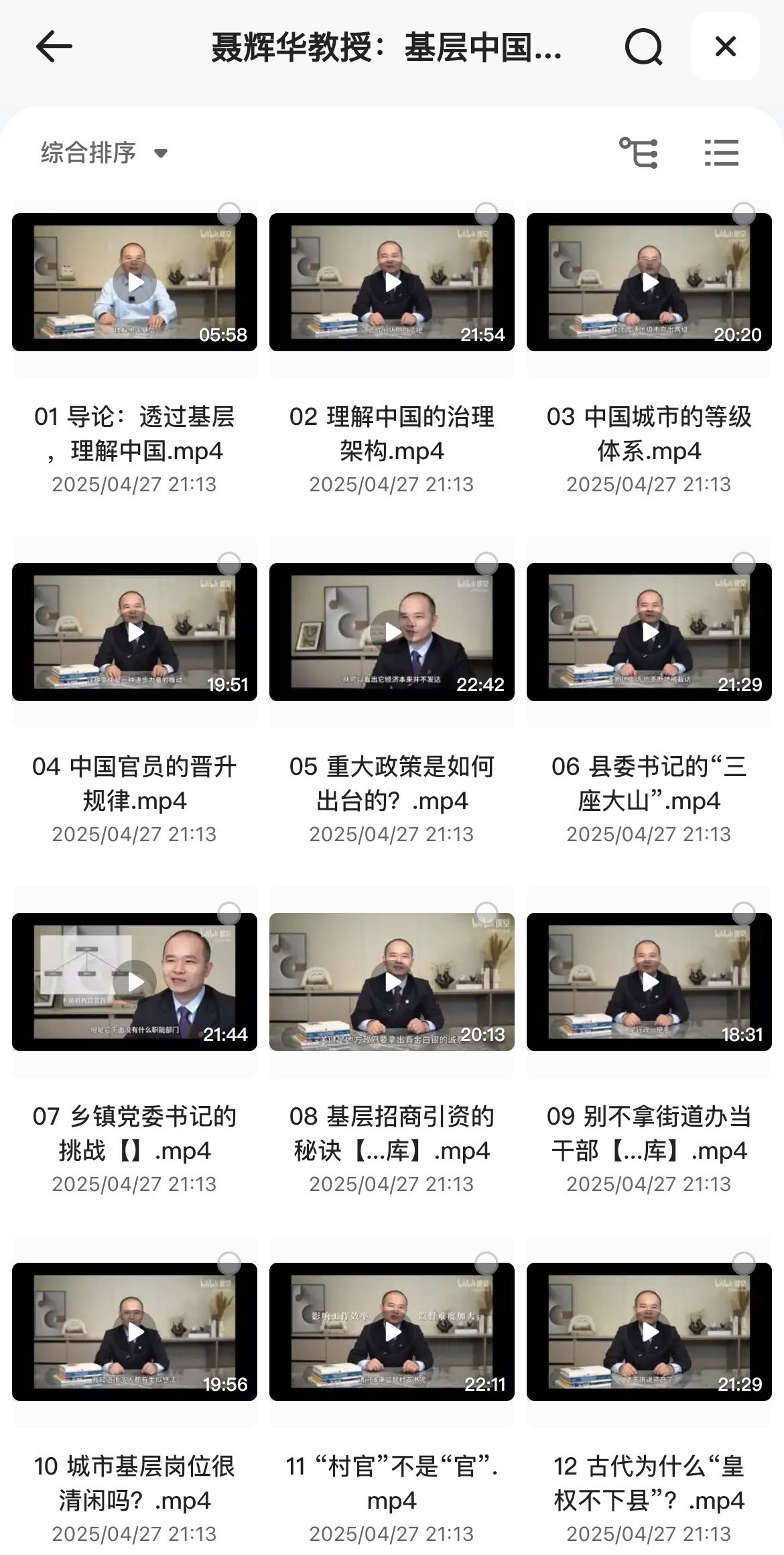 聂辉华教授：基层中国的运行逻辑- [B站]3G