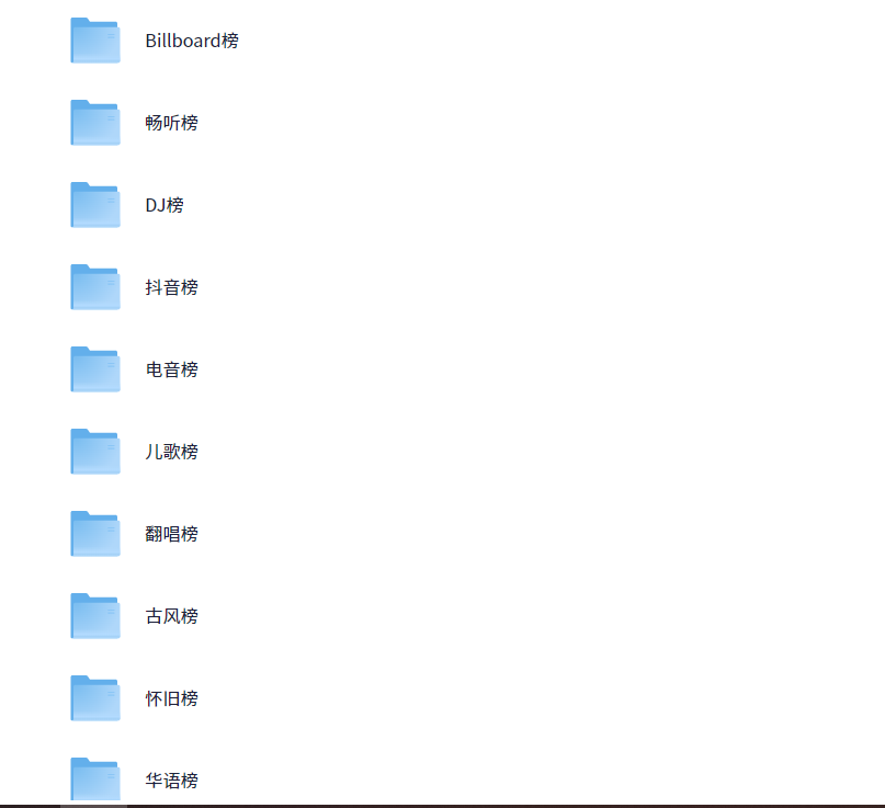 2025整理超级榜单音乐1800+，已分类整理 ，真无损音质 flac/51GB