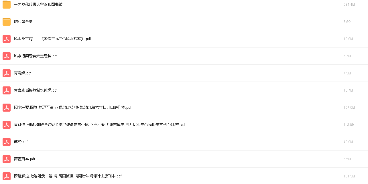 风水书籍合集 [PDF] [