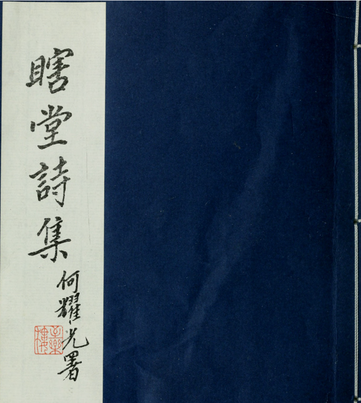 瞎堂诗集20卷.清.释天然昰撰.释今球编.约克大学图书馆藏1976年影印清道光海幢寺刊本 [PDF] [259M]